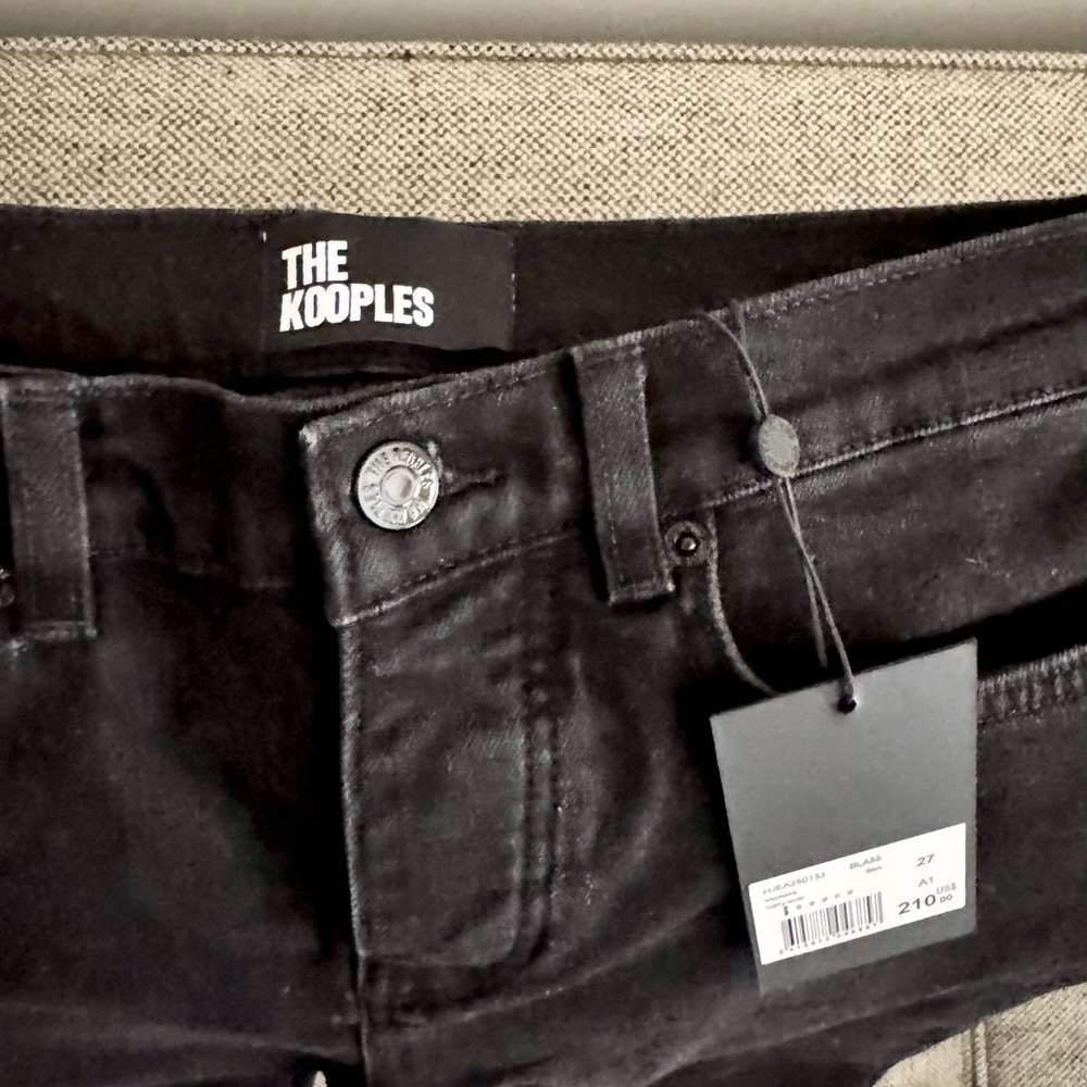 The Kooples Black Skinny Men's Jeans NWT